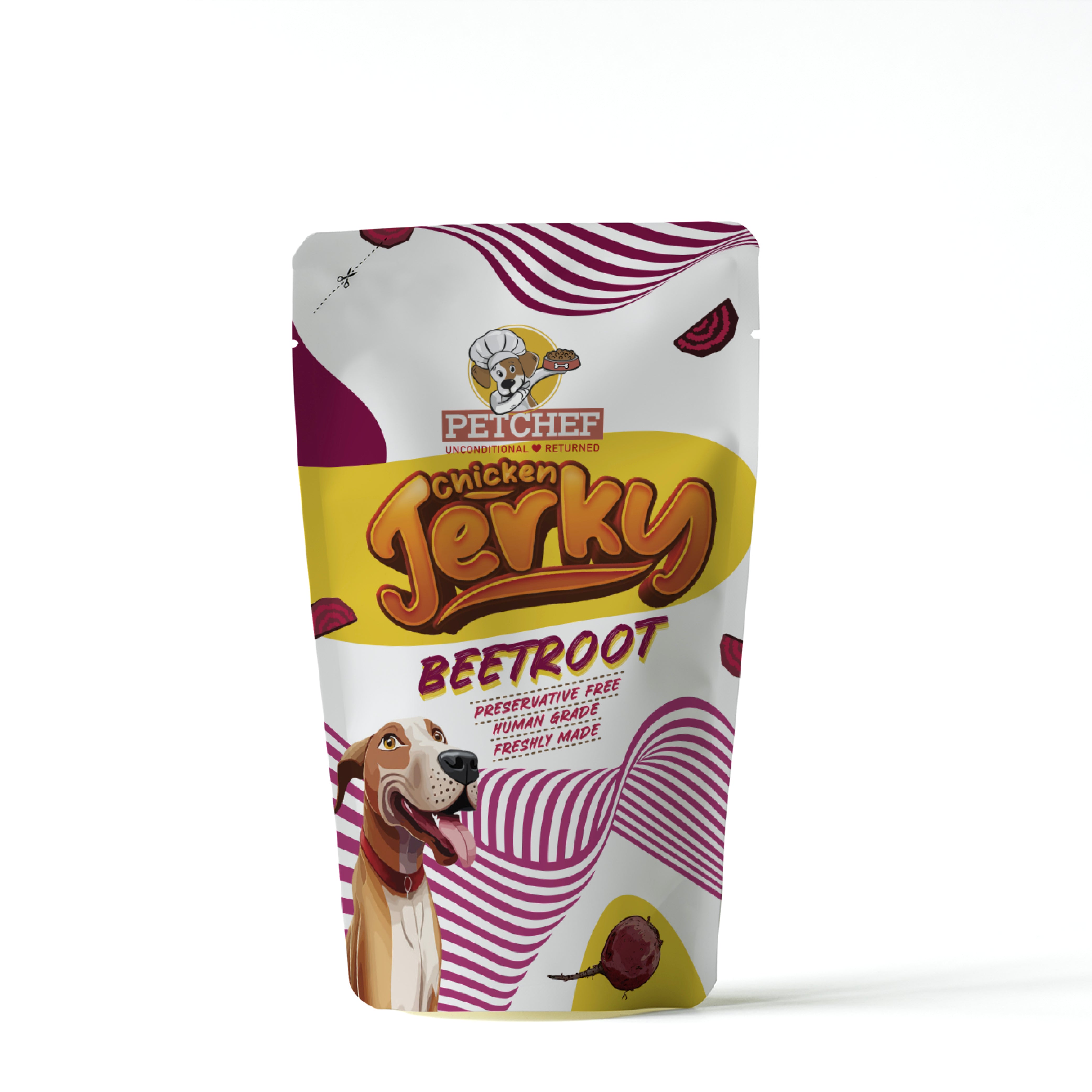 Chicken Jerky (Beetroot)