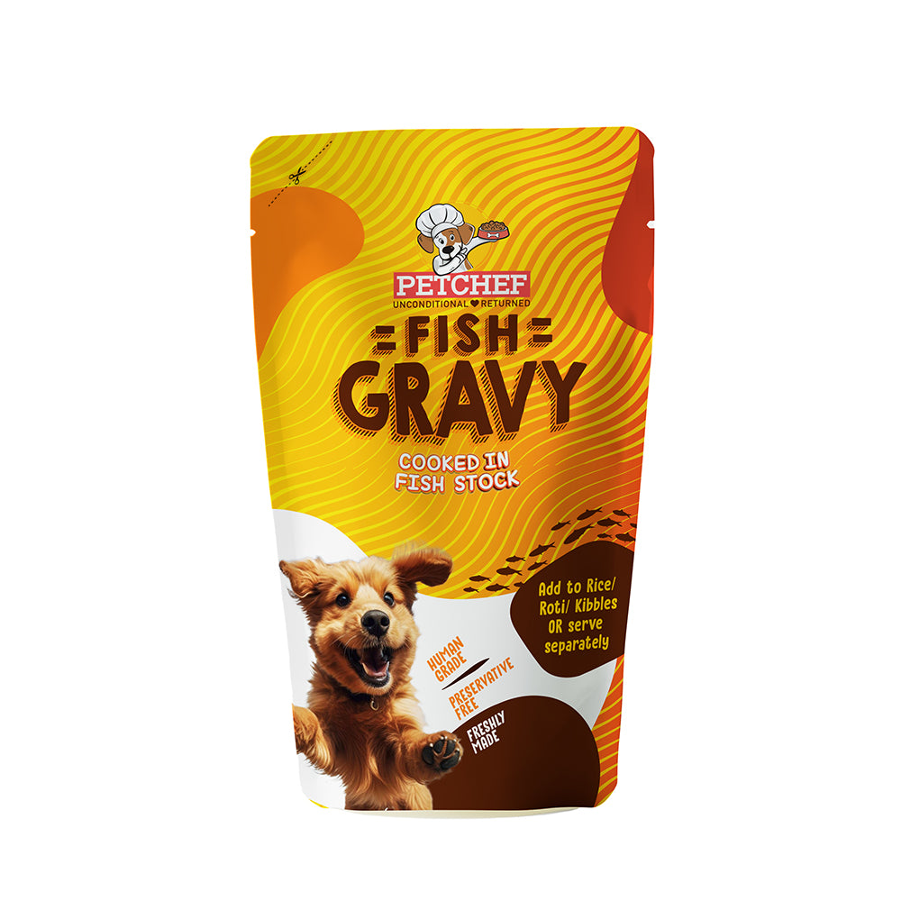 Fresh Fish Gravy Enhance your Dog's Meals PetChef1